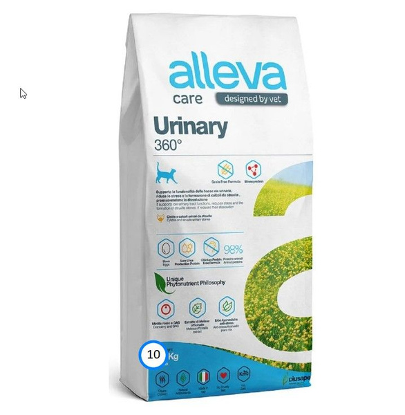 Сухой корм ALLEVA CARE CAT ADULT URINARY 360 диетический, для взрослых ...