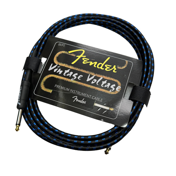 Премиум гитарный кабель 3 метров 6.3 jack Fender Vintage Voltage, шнур ...