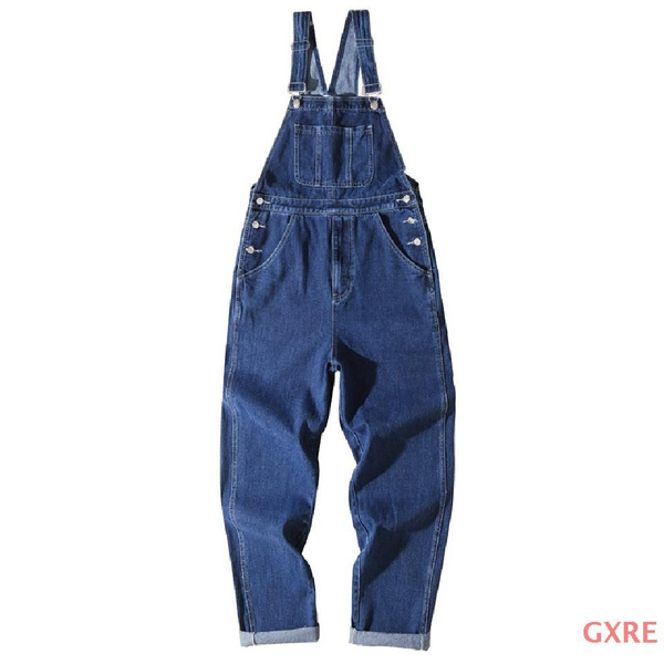 Мужские комбинезоны, Мужской, На любой сезон, размер 52, материал Джинс ...