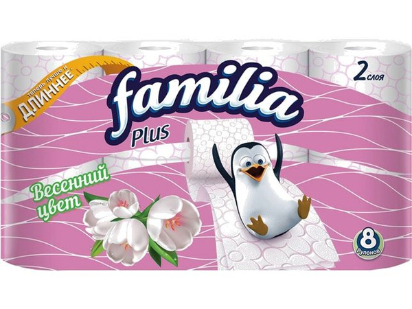 Туалетная бумага Familia Весенний цвет - купить с доставкой по выгодным ...