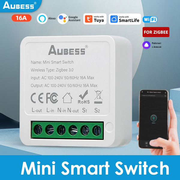 Smatrul Wifi Tuya Wifi Mini Smart Switch A Way Control Support