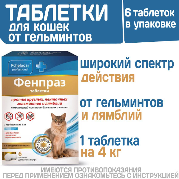 Фенпраз инструкция для кошек