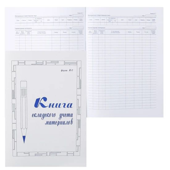 Книга складского учета материалов 50л А4 (205*265) - купить с доставкой ...