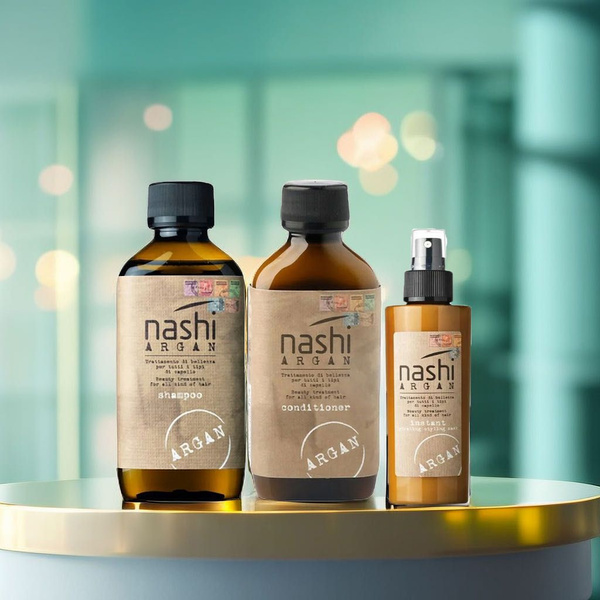 nashi Argan shampoo Шампунь 500 мл+conditioner кондиционер для волос ...