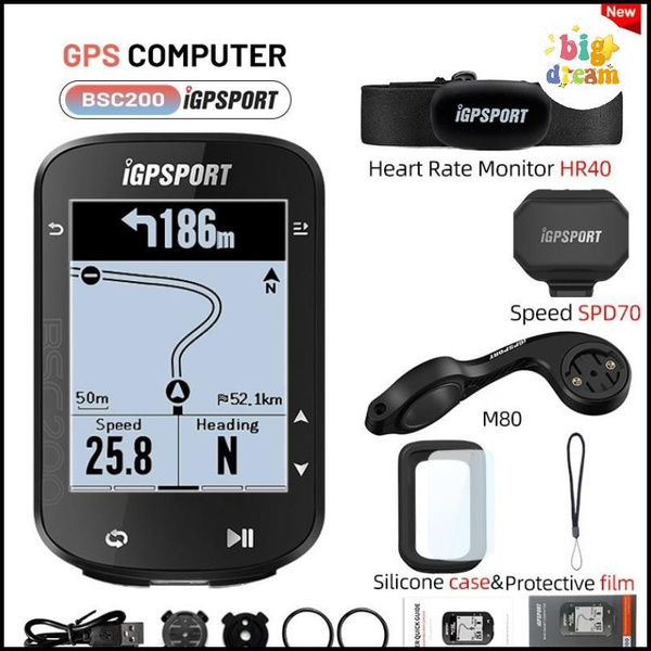 IGPSPORT BSC200, велокомпьютер GPS, беспроводной компьютер Bluetooth ...