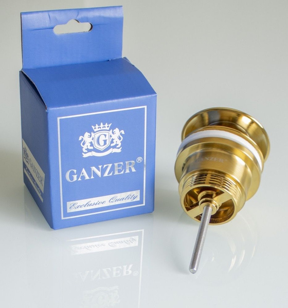 Донный клапан универсальный GANZER GOLD(матовый) купить на OZON по ...