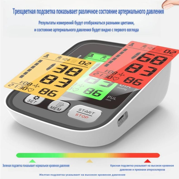 Автоматический тонометр оснащен инновационной манжетой с точностью до ...
