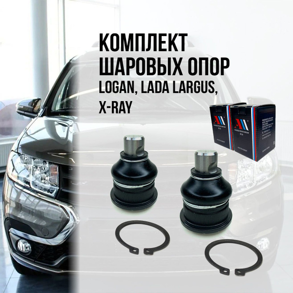 Шаровые опоры Ларгус, Логан 2 бок. прот 401602523R 2шт АС - купить по ...