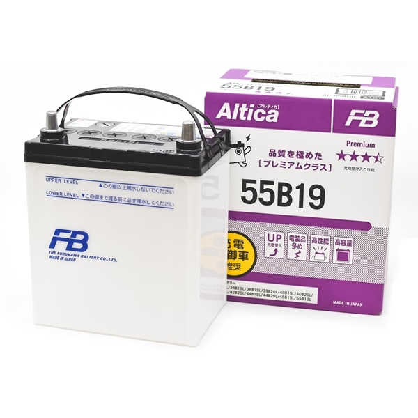 Характеристики Аккумулятор FURUKAWA BATTERY Altica PREMIUM 55B19R ...