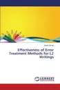 Effectiveness of Error Treatment Methods for L2 Writings - Ahmad Saeed