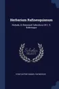 Herbarium Rafinesquianum. Herbals, Or Botanical Collections Of C. S. Rafinesque - Constantine Samuel Rafinesque