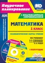 Математика. 1 класс. Технологические карты уроков по учебнику В. Н. Рудницкой,  Е. Э. Кочуровой, О. А. Рыдзе. I полугодие.: Презентации к урокам в мультимедийном приложении - Лободина Н. В.