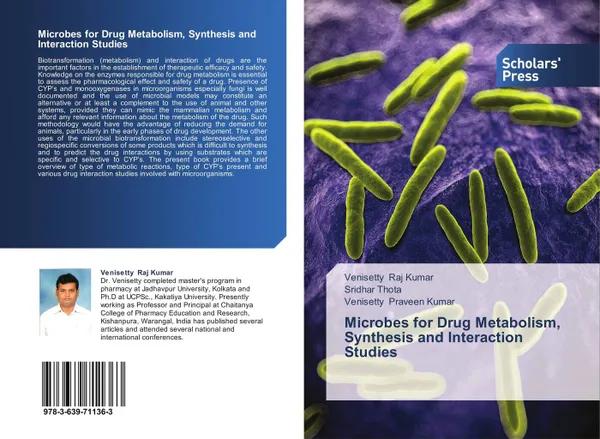 Обложка книги Microbes for Drug Metabolism,  Synthesis and Interaction Studies, Venisetty Raj Kumar,Sridhar Thota and Venisetty Praveen Kumar