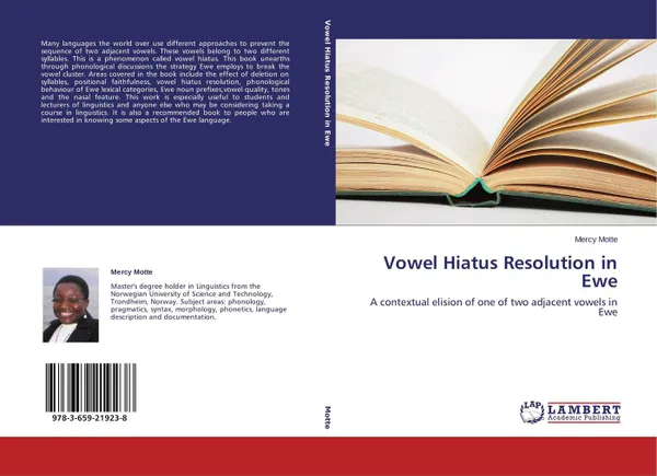 Обложка книги Vowel Hiatus Resolution in Ewe, Mercy Motte