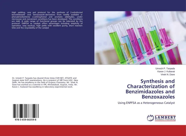 Обложка книги Synthesis and Characterization of Benzimidazoles and Benzoxazoles, Umesh P. Tarpada,Karan J. Kubavat and Vivek N. Dave