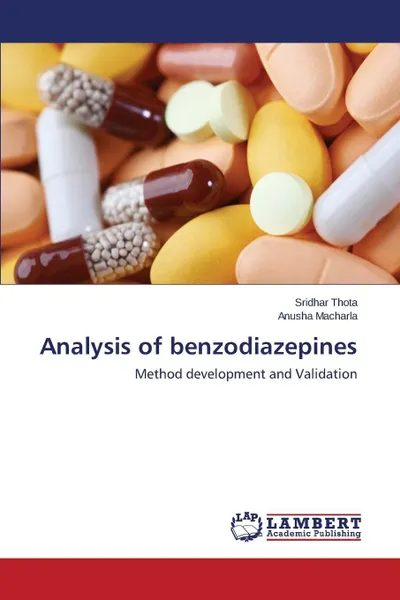 Обложка книги Analysis of benzodiazepines, Thota Sridhar, Macharla Anusha