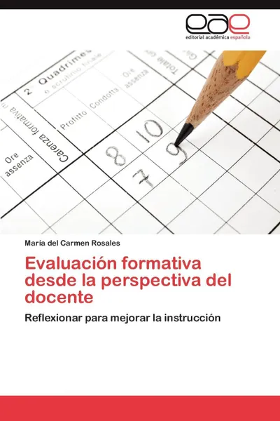 Обложка книги Evaluacion Formativa Desde La Perspectiva del Docente, Mar a. Del Carmen Rosales, Maria Del Carmen Rosales