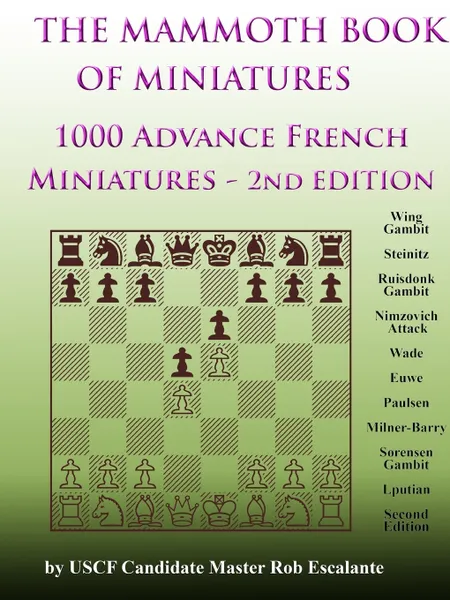 Обложка книги 1000 Advance French Miniatures, Rob Escalante