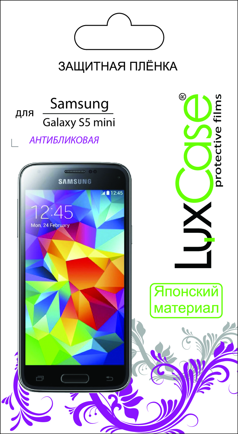 фото Пленка Samsung Galaxy S5 mini / антибликовая от LuxCase