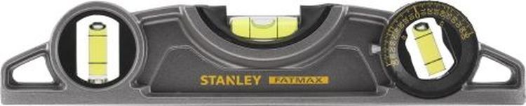 фото Уровень Stanley "FatMax XL Torpedo", 3 капсулы, цвет: серый, 25 см