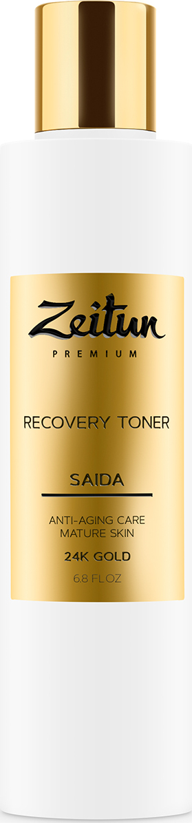 фото Зейтун Восстанавливающий тоник Saida для зрелой кожи с 24К золотом
