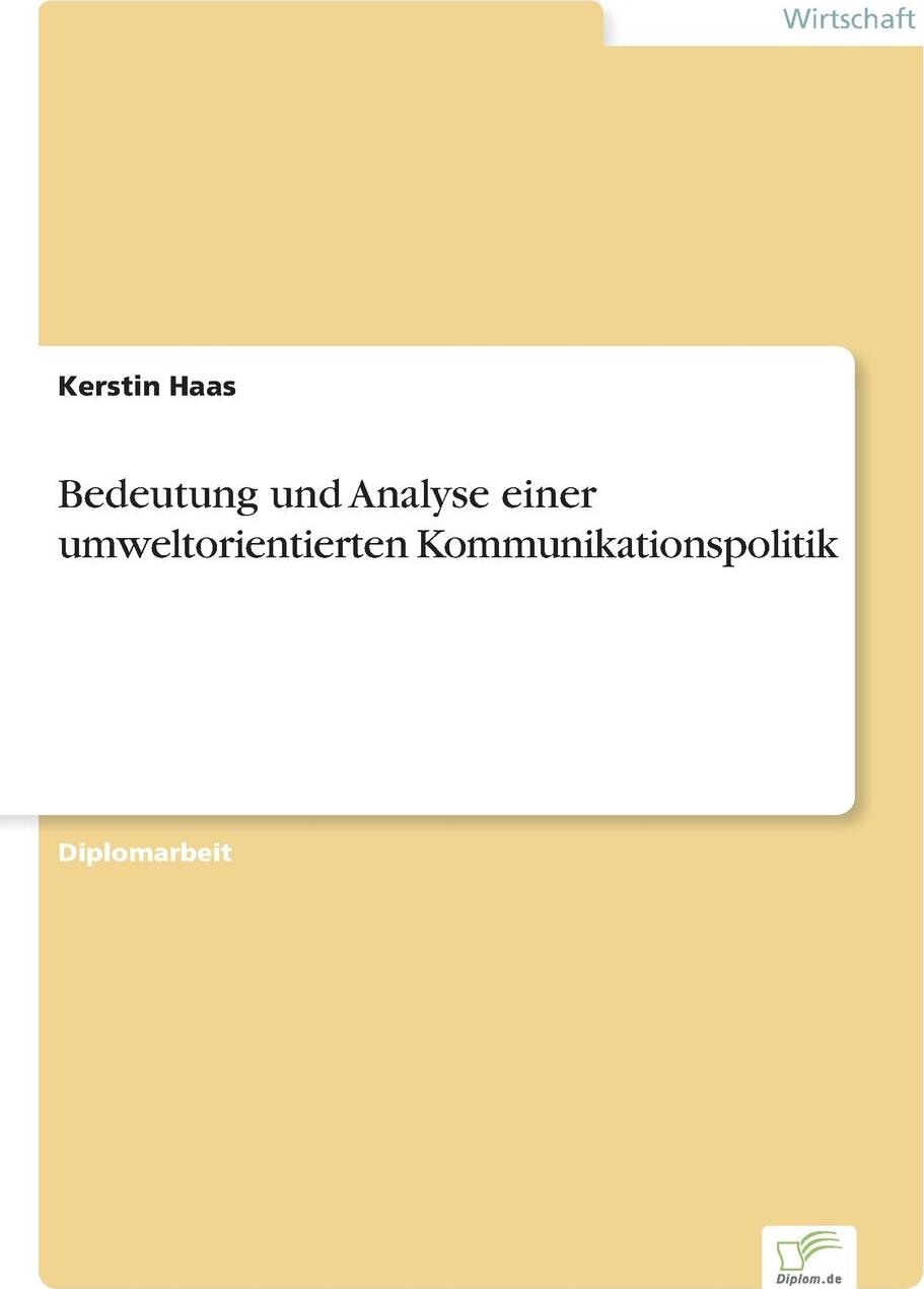 фото Bedeutung und Analyse einer umweltorientierten Kommunikationspolitik