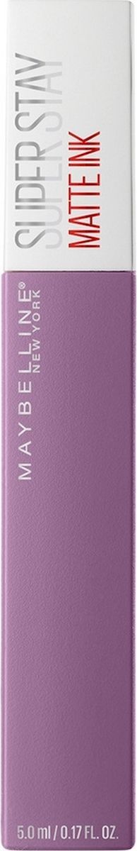 фото Жидкая губная помада Maybelline New York Super Stay Matte Ink, суперстойкая, тон 100 philosopher, 5 мл