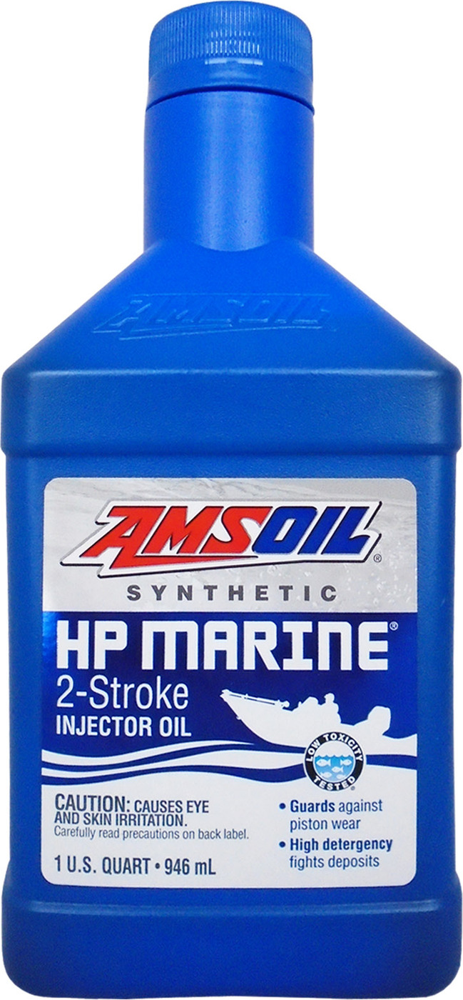 фото Моторное масло для 2-Такт лод.мот. AMSOIL HP Marine Synthetic 2-Stroke Oil (0,946л)