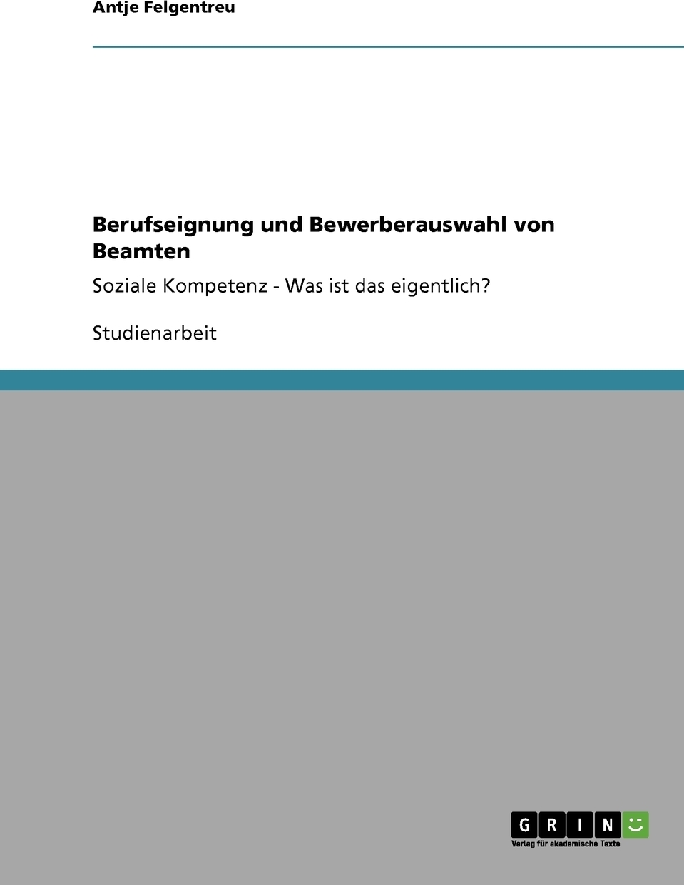 фото Berufseignung und Bewerberauswahl von Beamten