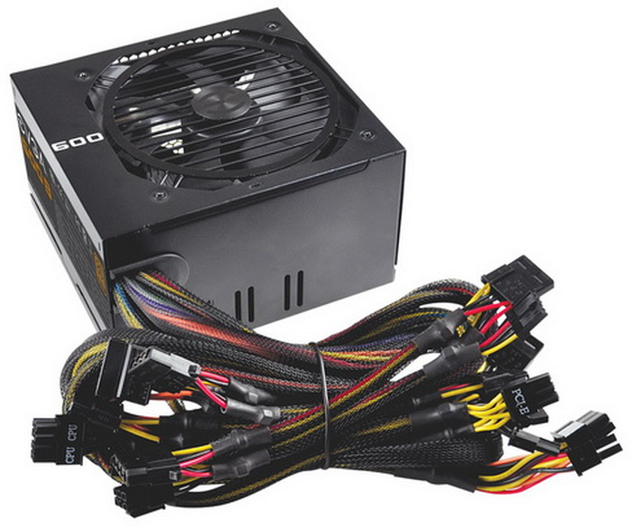 Блок питания EVGA, 600W, (100-B1-0600-K2) — купить в интернет-магазине ...