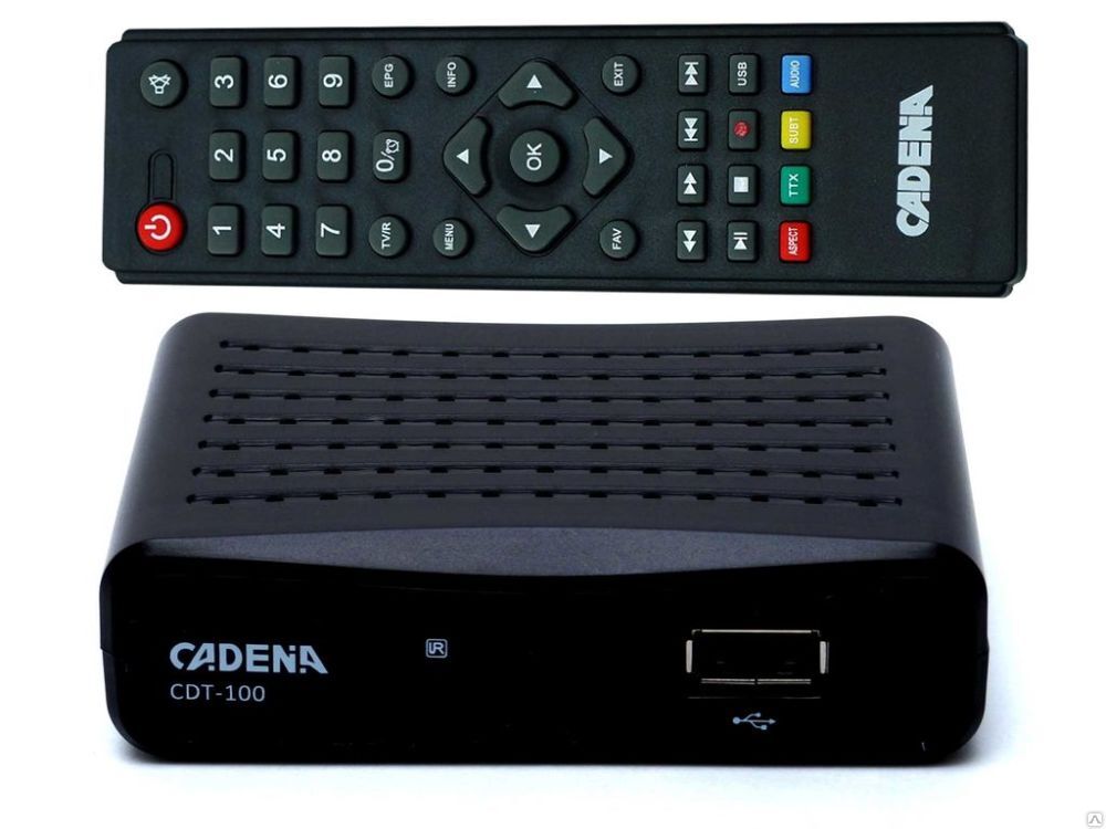 Цифровой эфирный приемник Cadena CDT 100 — купить в интернет-магазине ...