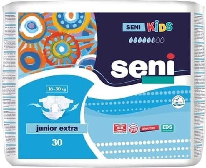 Seni Подгузники Kids Junior Extra для детей с ограниченными возможностями вес 15-30 кг 30 шт - изображение