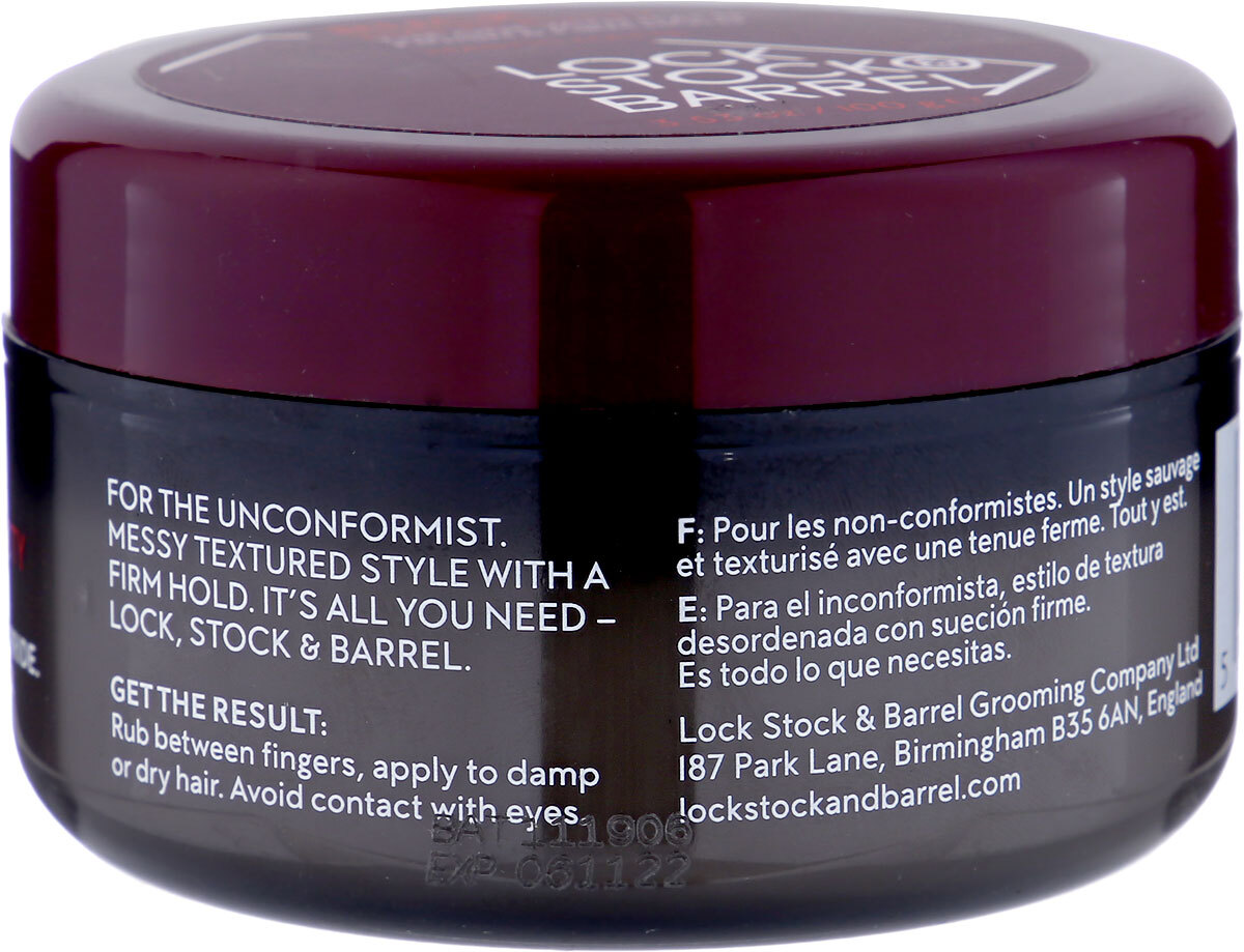 Lock stock matte putty. Lock stock matte putty