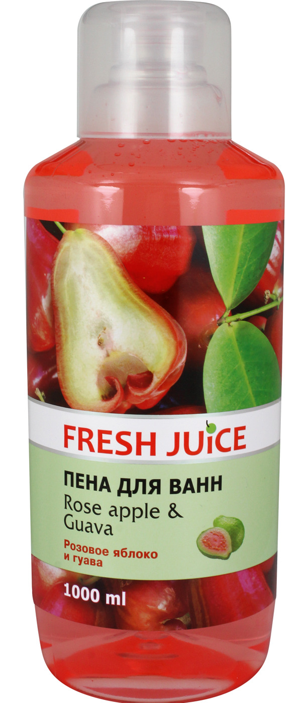 Fresh Juice Пена для ванн Rose Apple & Guava Розовое яблоко и Гуава, 1 ...