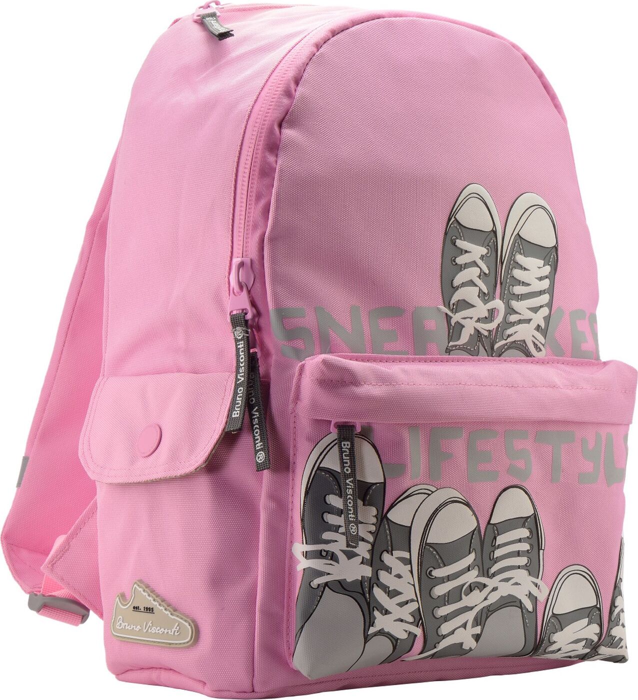 backpack with lunch bolsa attached