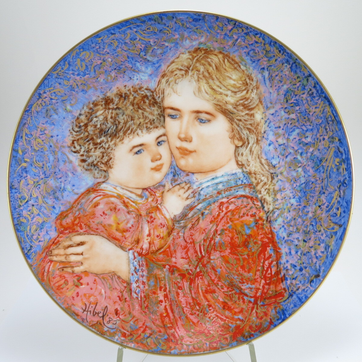 Тарелка для мамы. Тарелка маме. Декоративная коллекционная тарелка "день матери. Эдна Хибель тарелки. Винтажные тарелки день матери 1985 год.