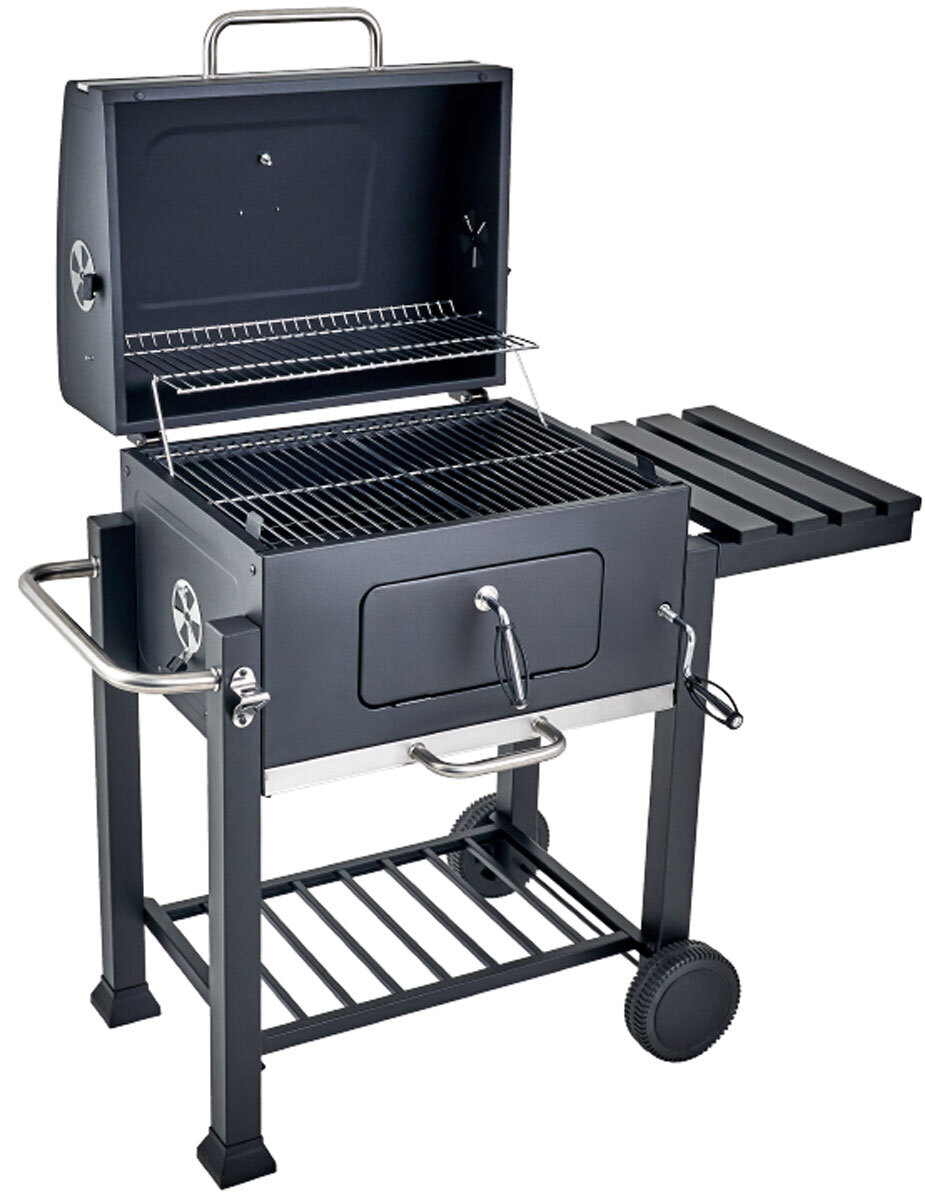 Угольный барбекю-гриль GoGarden Grill-Master 83, 50140, черный — купить ...