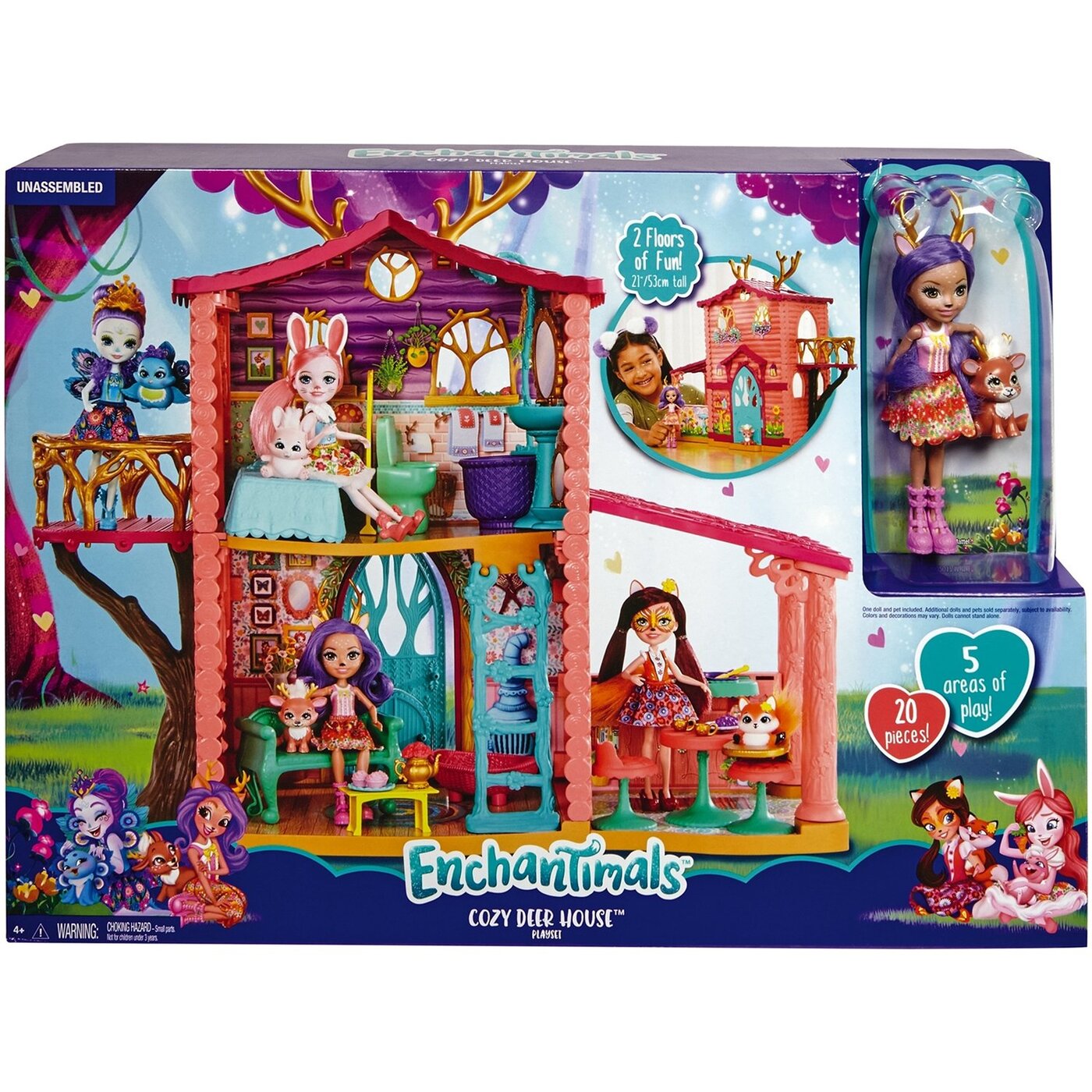 Игровой набор Mattel Enchantimals - домик Данессы Оленни frh50