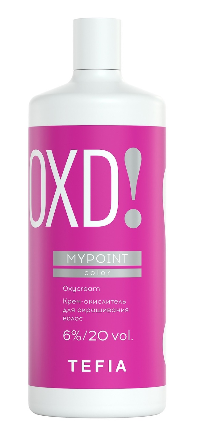 Tefia. Крем окислитель для окрашивания волос 6% (20 vol.) профессиональный Color Oxycream MYPOINT 900 мл