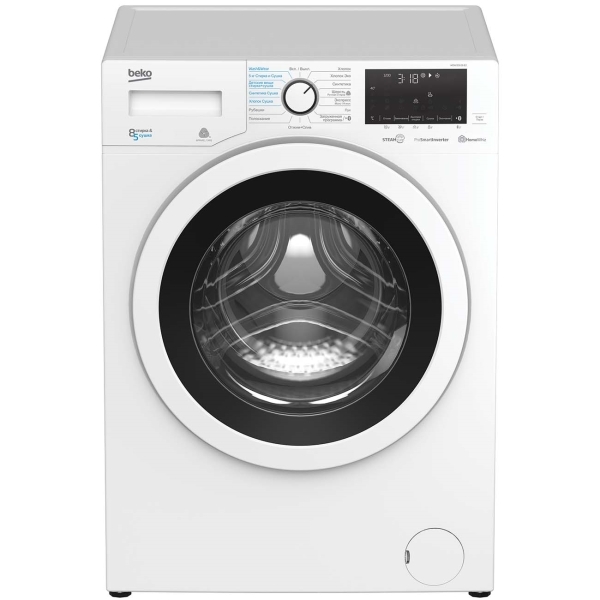 Стиральная машина с сушкой Beko WDW 85636 B3 белая