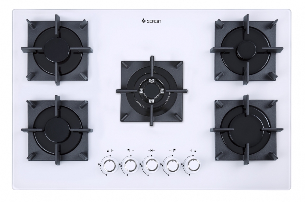 Газовая плита встраиваемая в столешницу 4 конфорки гефест