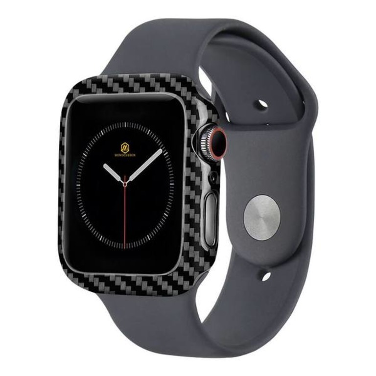 Watch series 6 отзывы. Чехол для Apple watch 44mm. Apple watch карбон. Корпус карбон Apple watch. Корпус для Apple watch 44.