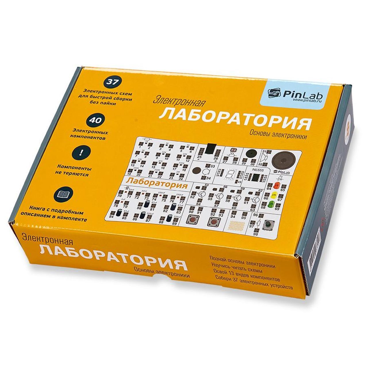 PINLAB Электронный конструктор "Лаборатория. Основы электроники ...