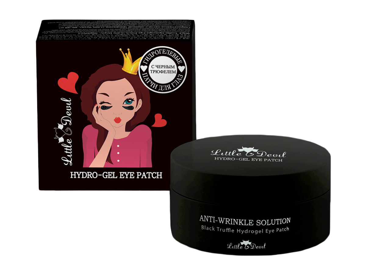 Little Devil Патчи для глаз с черным трюфелем Black Truffle Hydrogel