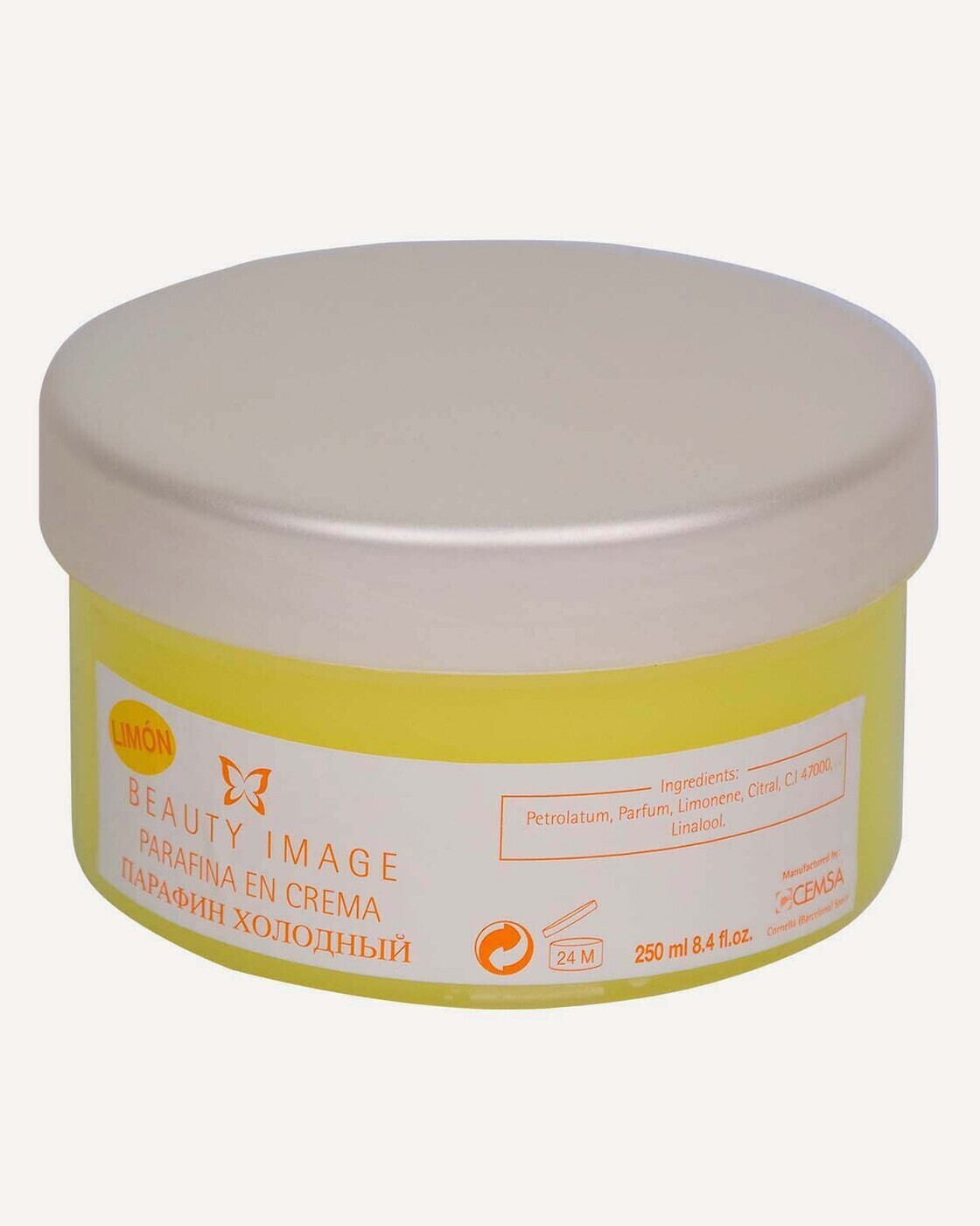 Парафин косметический кремовый лимон Beauty Image, 250 мл — купить в ...