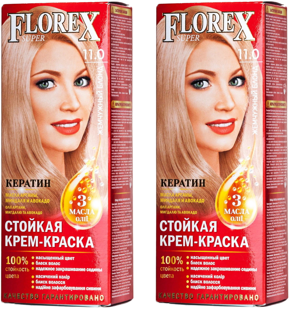 Краска для волос florex 12 1 жемчужный-блонд