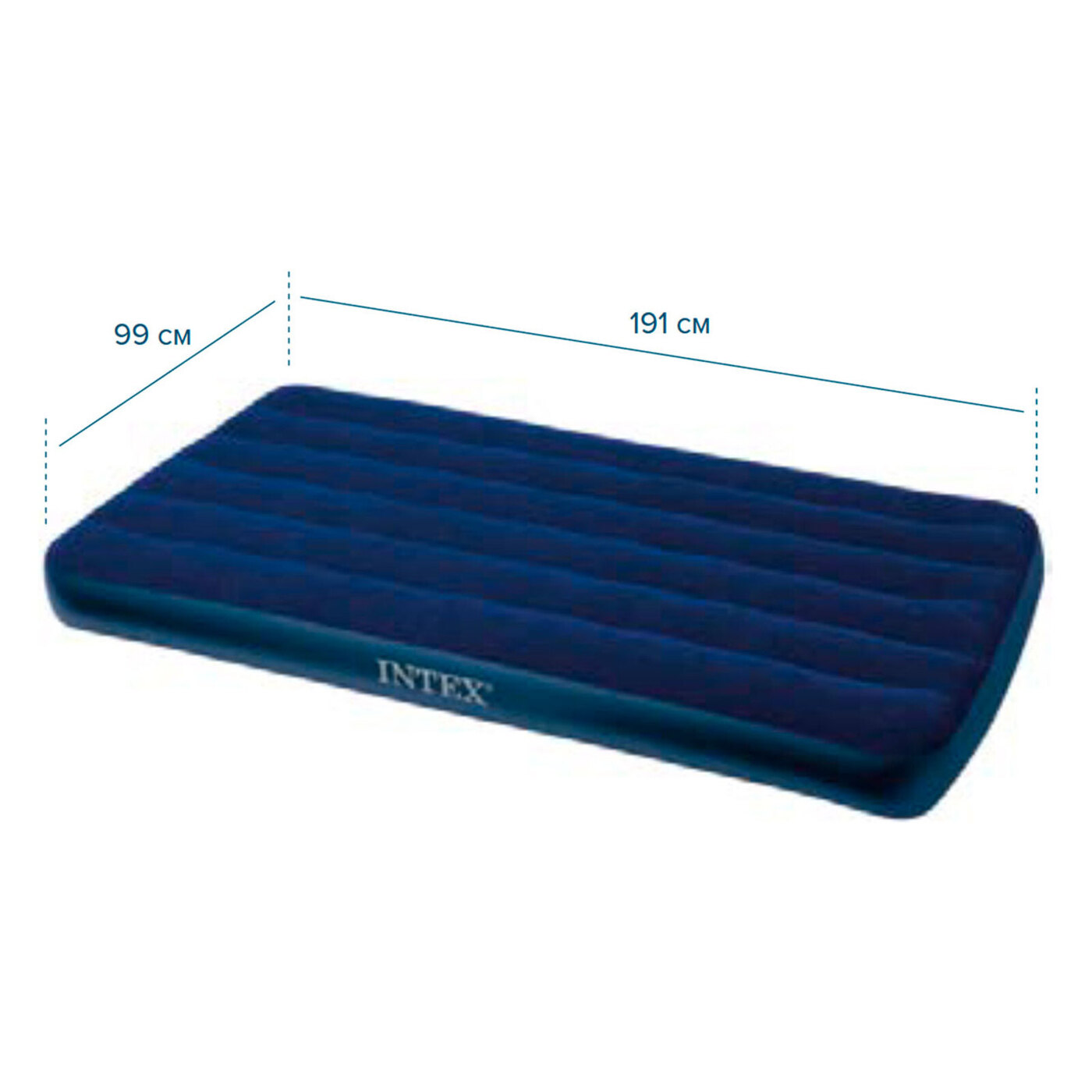 надувной матрас intex classic downy airbed 64757