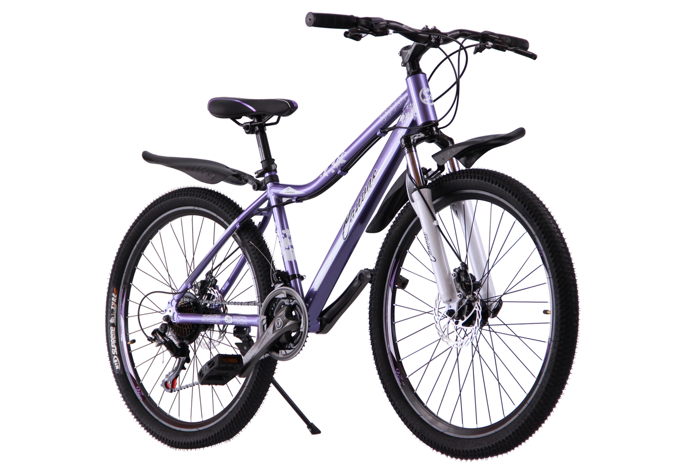 Велосипед скоростной 26 "Canvas" фиолетовый, 21 скор.(Shimano), алюм ...