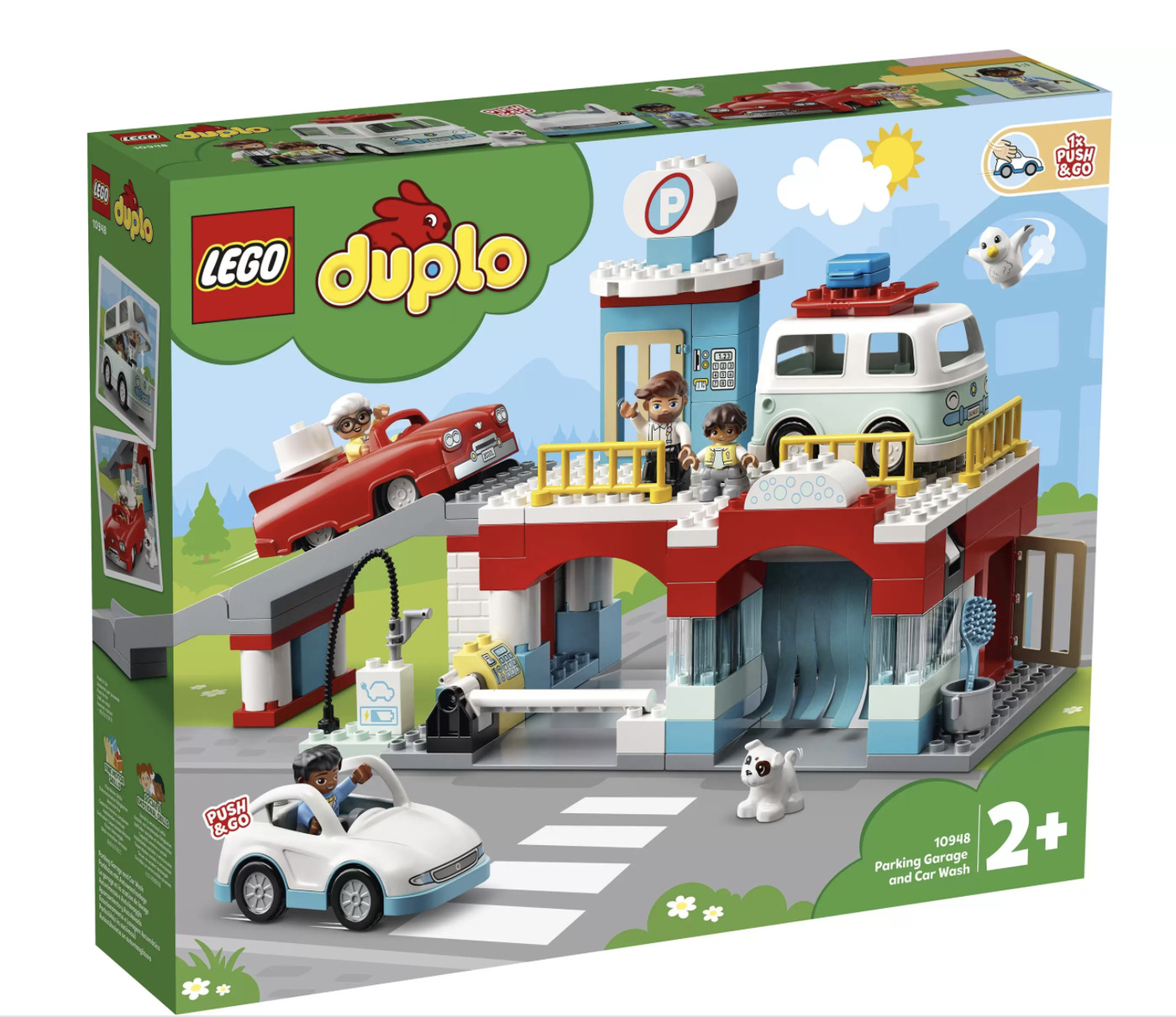 Конструктор Lego DUPLO Гараж и автомойка, 10948 - купить с доставкой по  выгодным ценам в интернет-магазине OZON (271697939)