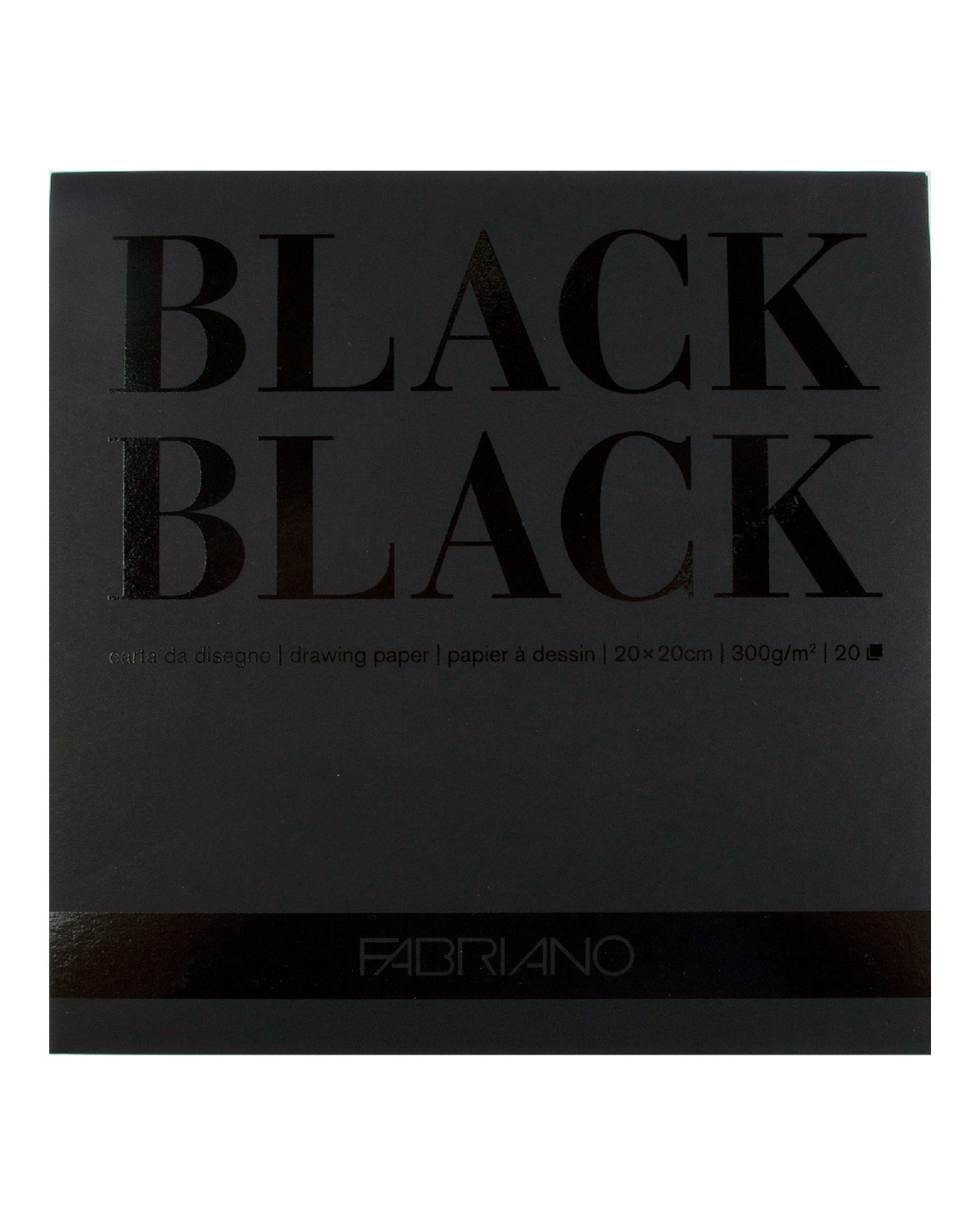 Black bloc. Альбом Fabriano. Альбом для графики Fabriano BLACKBLACK 32 Х 24 см, 300 г/м², 20 л.. Альбом для графики Fabriano BLACKBLACK 59.4 Х 42 см (a2), 300 г/м², 20 л..